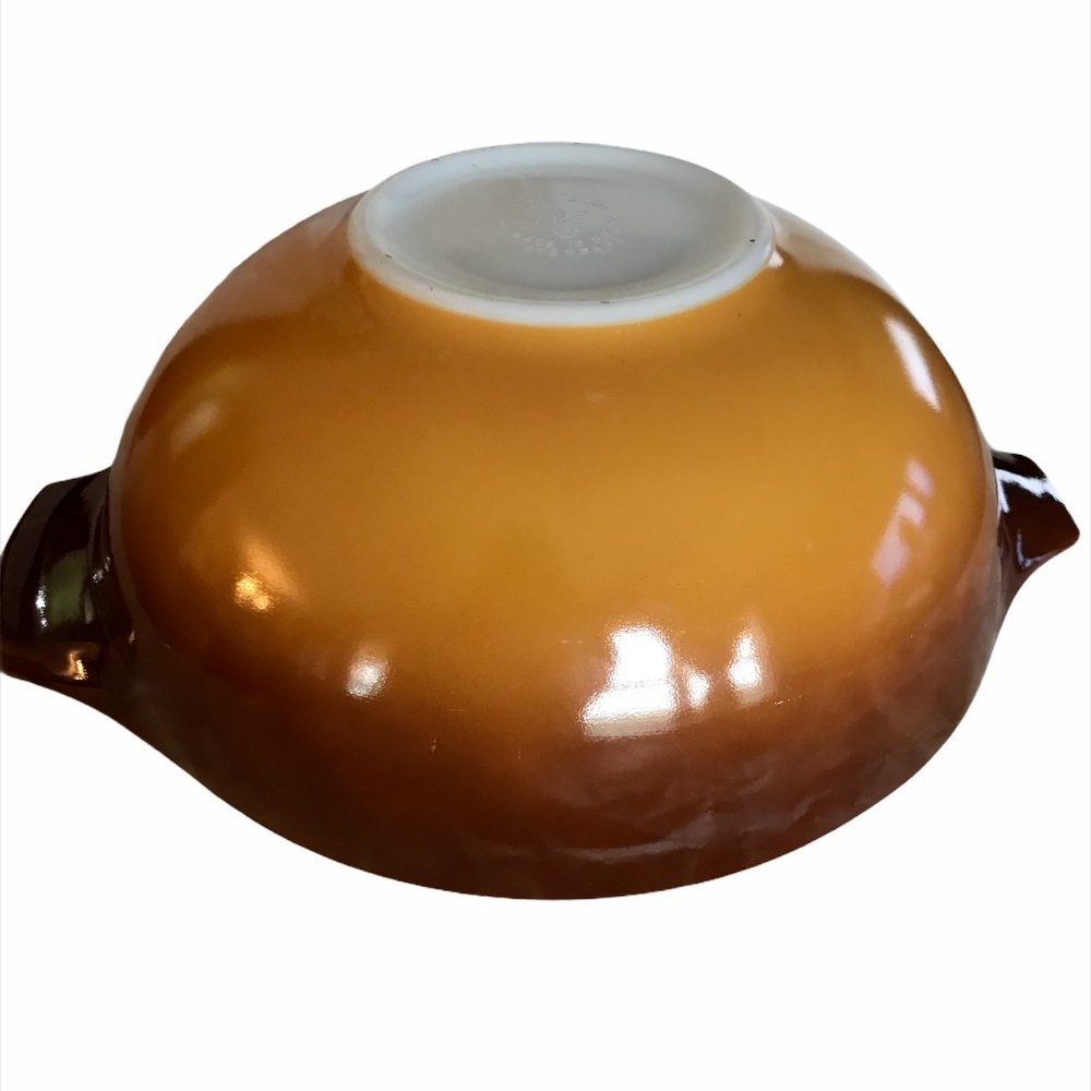BROWN OMBRE 444 PYREX BOWL